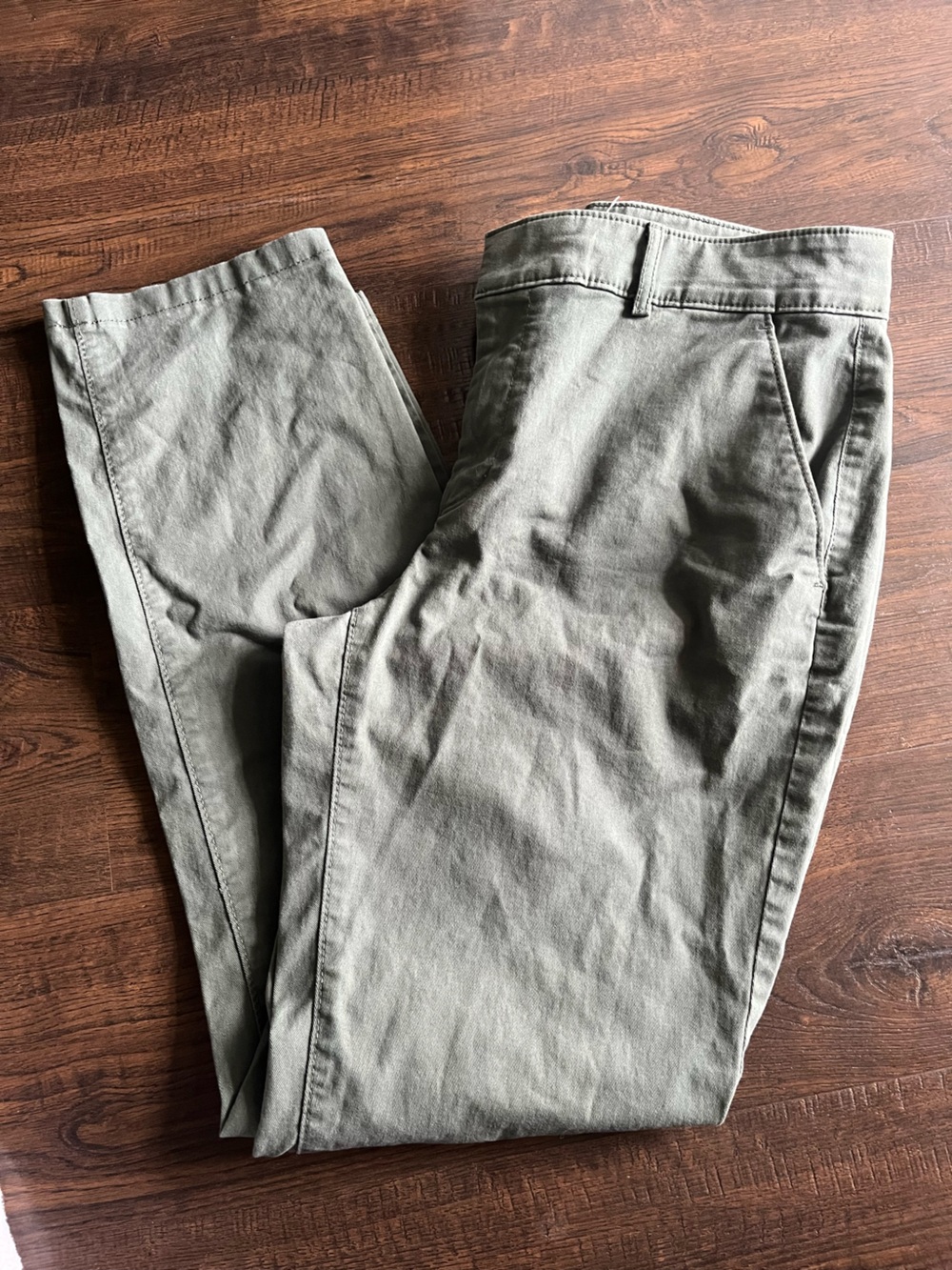 Loft Green Chino Pants